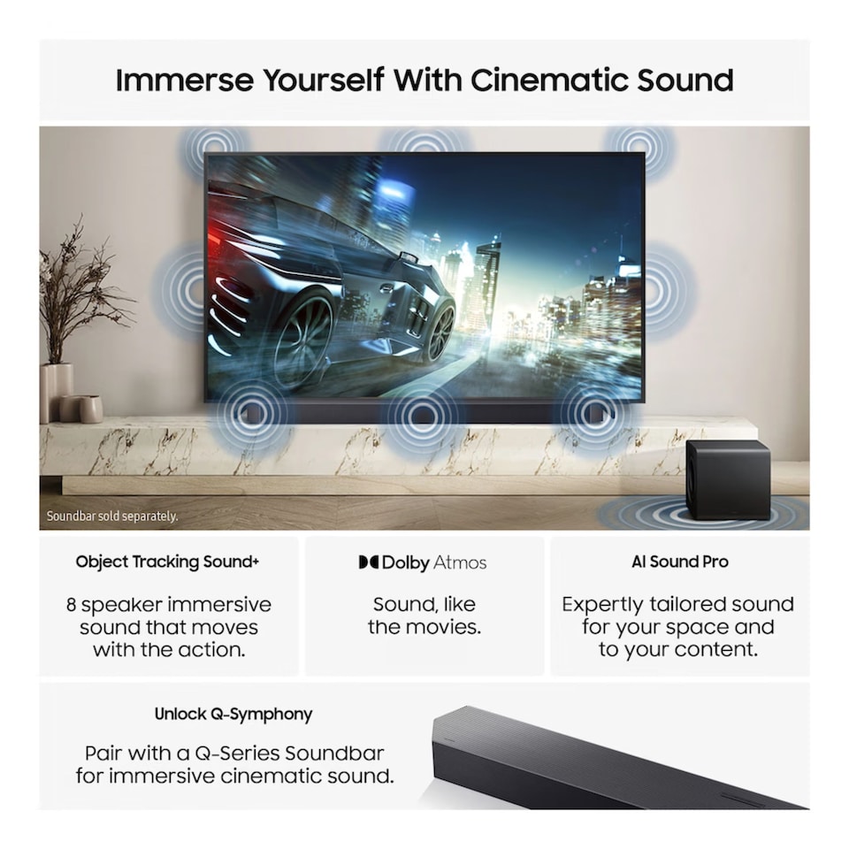 image 1 of Samsung QE75QN900F 75" QN900F Neo QLED 8K Mini LED Vision AI Smart TV 2025