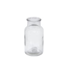 Clear Glass Bottle Bud Vase - H13cm