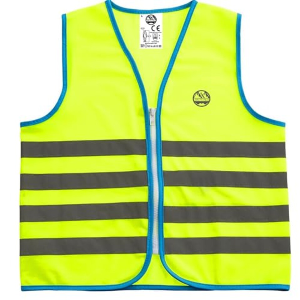 image 1 of Six Peaks Unisex Reflective Safety Vest, High-Visibility 360 Degree Reflective Gear For Running, Cycling, Walking, Workwear & Outdoor Activities, Yellow, Large