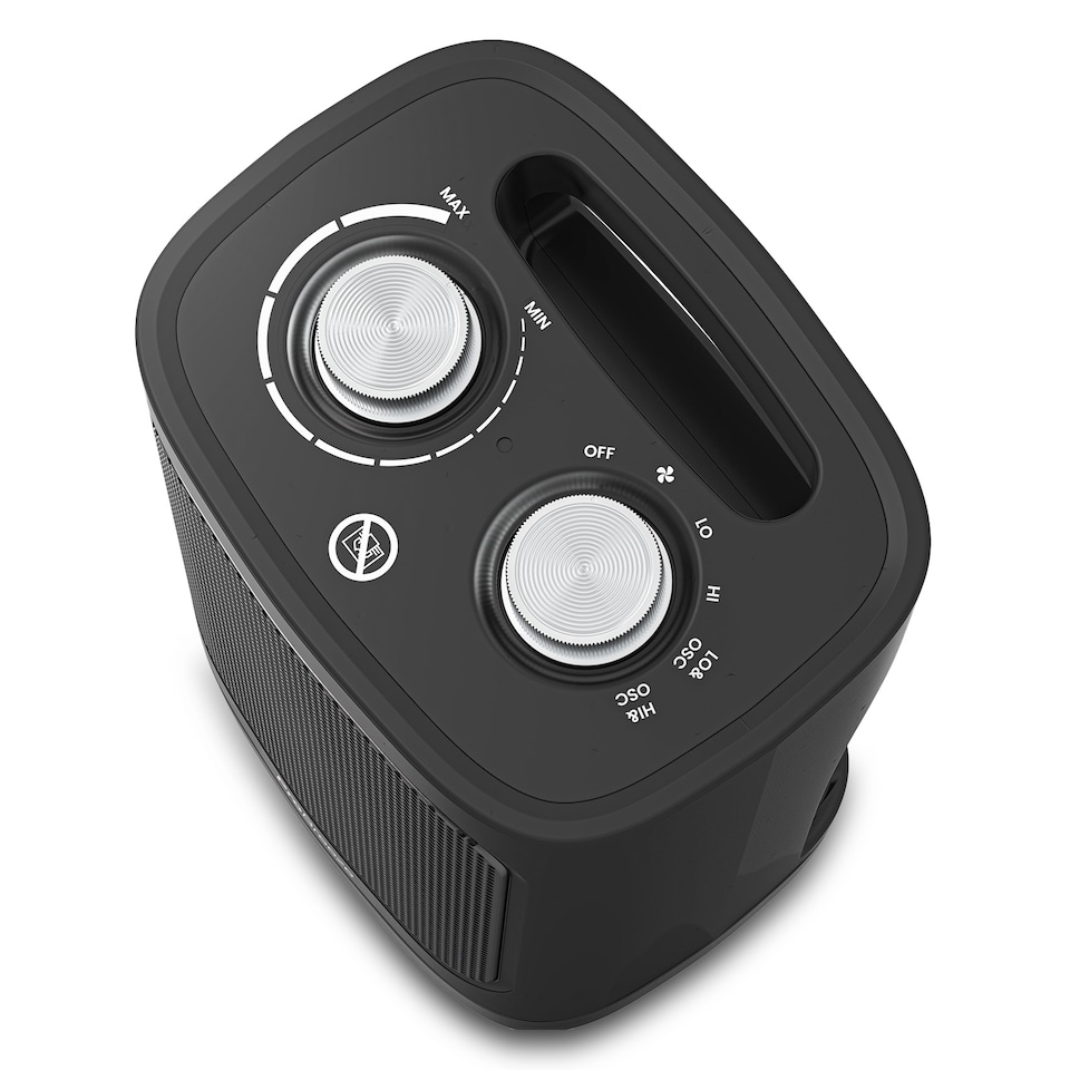 image 1 of Pro Breeze 1800W Mini Ceramic Fan Heater - Black