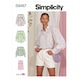 image 1 of Simplicity 9467 Paper Sewing Pattern – Women’s Top, Size H5 (6–8–10–12–14), Intermediate