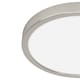 image 4 of EGLO Fueva 6 Silver Steel & Plastic LED CCT Technology Flush Ceiling Light | Silver | Satin Nickel