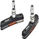 image 5 of AWE 72mm Triple Contour Bike V Brake Blocks/Pads Grey/Orange/White