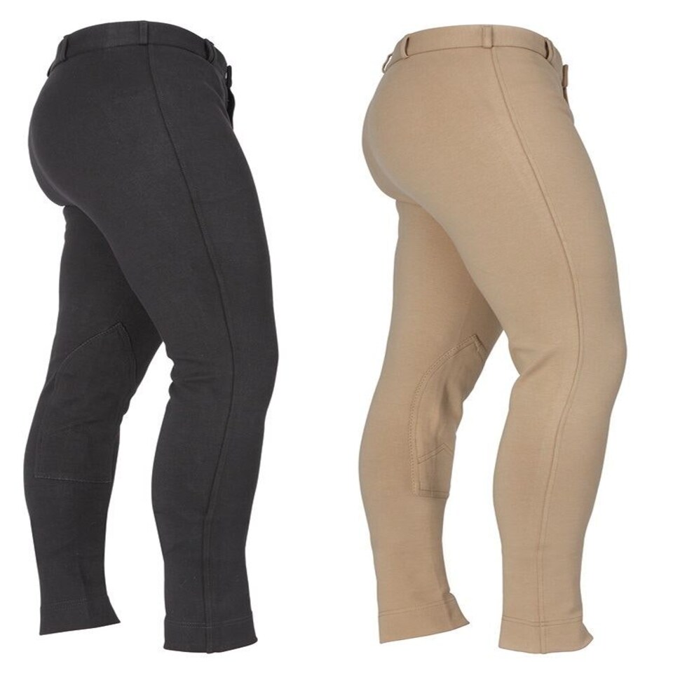 image 1 of Shires Saddlehugger Jodhpurs - Gents Black | 32 Inch