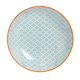 image 4 of Nicola Spring Hand-Printed Pasta Bowls - 22cm - Blue - Pack of 6 Blue