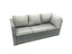 image 4 of Fimous Outdoor Lounge Rattan Corner Sofa Set 6 Seater Garden Furniture with Small FootStools