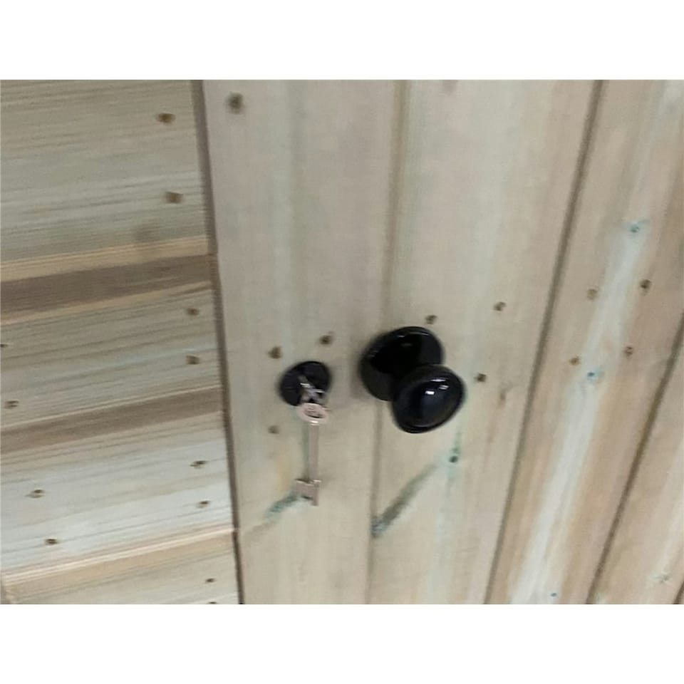 image 1 of 15 x 8 Pressure Treated Tongue And Groove Pent Summerhouse - Potting Shed - Bench + Safety Toughened Glass + RIM Lock with Key (15' x 8' / 15ft x 8ft)