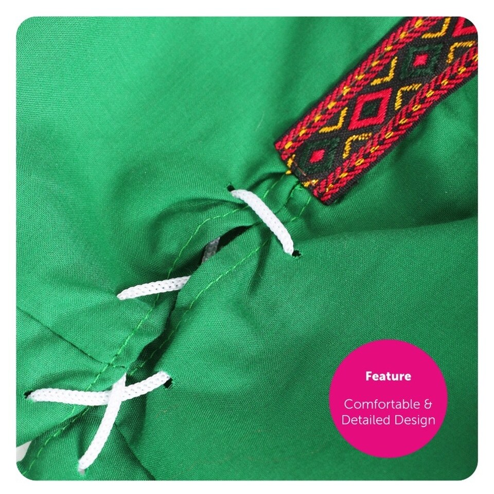 image 1 of Irish Shamrock Dress & White Stockings Green | M