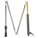 image 3 of Craghoppers Treklite Compact Trekking Poles - Anodised Yellow/Anodised Grey - 65cm