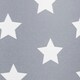 image 4 of First Choice Lighting Tuscan White Ceramic Lamp with Grey & White Stars Shade White | Grey