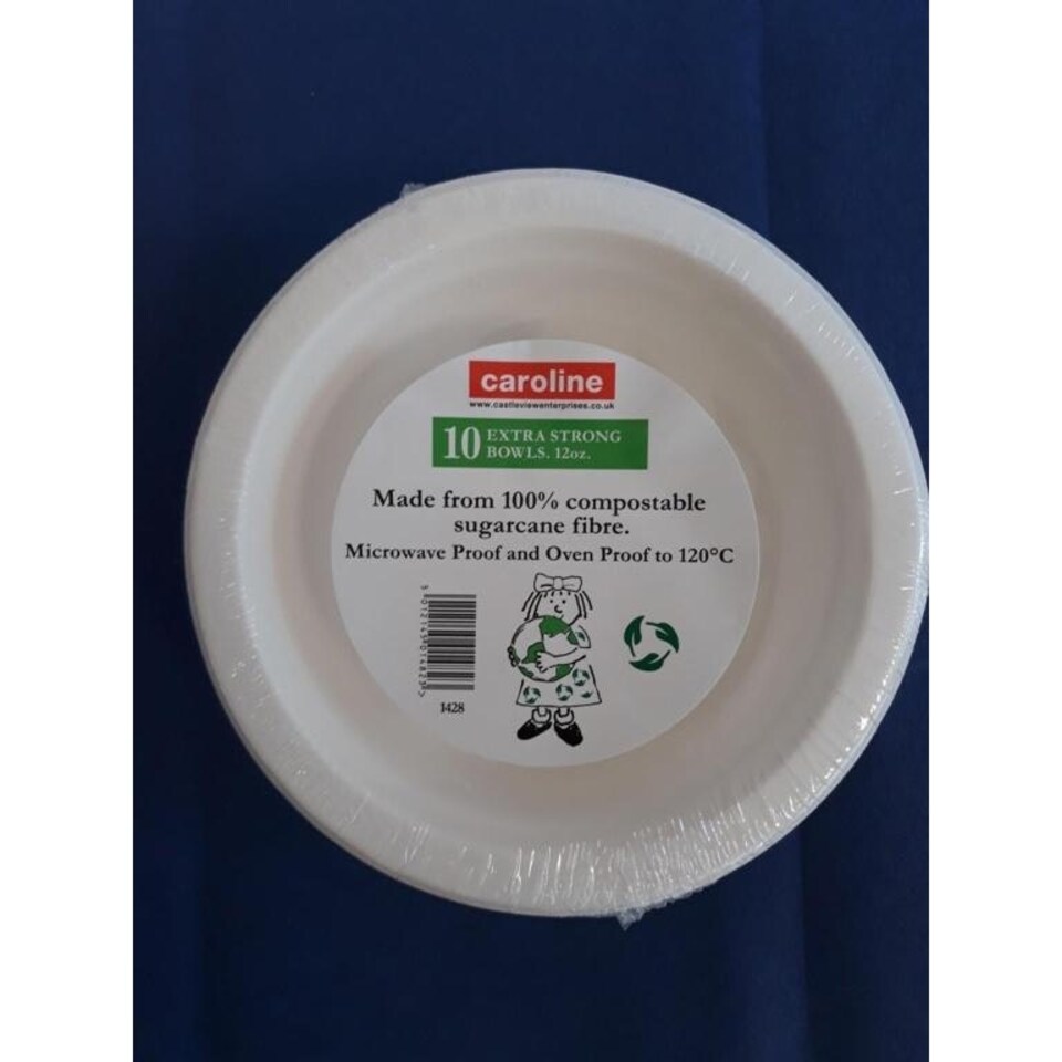 image 1 of Caroline Extra Strong Bowl (Pack of 10) - White - One Size