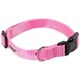image 8 of Dog Puppy Collar with Buckle & Clip for Lead, Adjustable Soft Fabric Green | S
