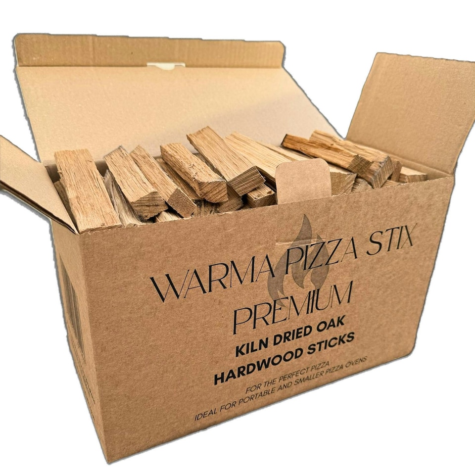 image 1 of Warma Pizza Oven Stix Bundle - 1 x Box, Eco Wood Wool Firelighters & Matches