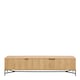 image 2 of Jaipur TV Unit With 3 Doors 176cm Wide in Oak Brown