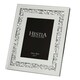 image 1 of Hestia Mirror Glass with Crystal Egde Photo Frame 5" x 7" Silver | One Size