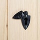 image 5 of Hammer & Tongs Arrowhead Escutcheon Plate with Cover - W30mm x H55mm - Black