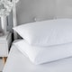 image 5 of Quilted Pillow Pair Soft Microfibre Cover Hollowfibre Filling Non Allergenic