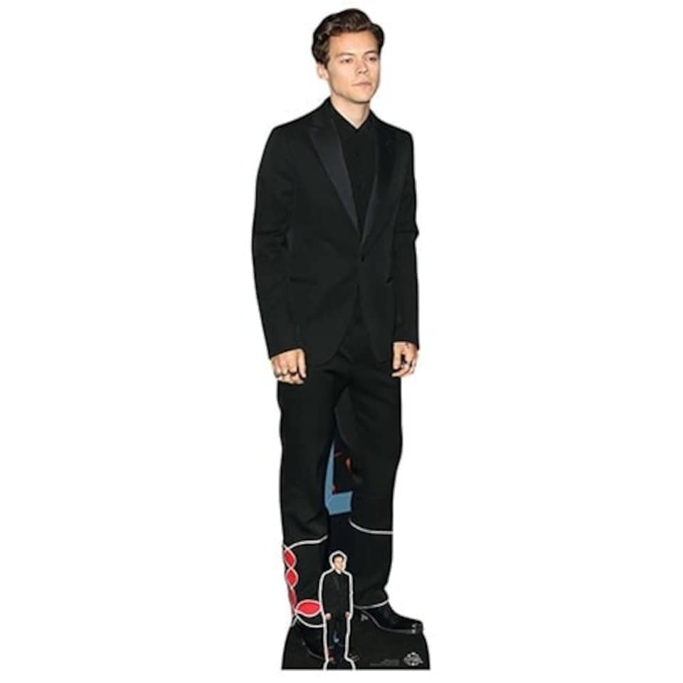 Harry Styles Black Suit Lifesize Cardboard Cutout 183cm