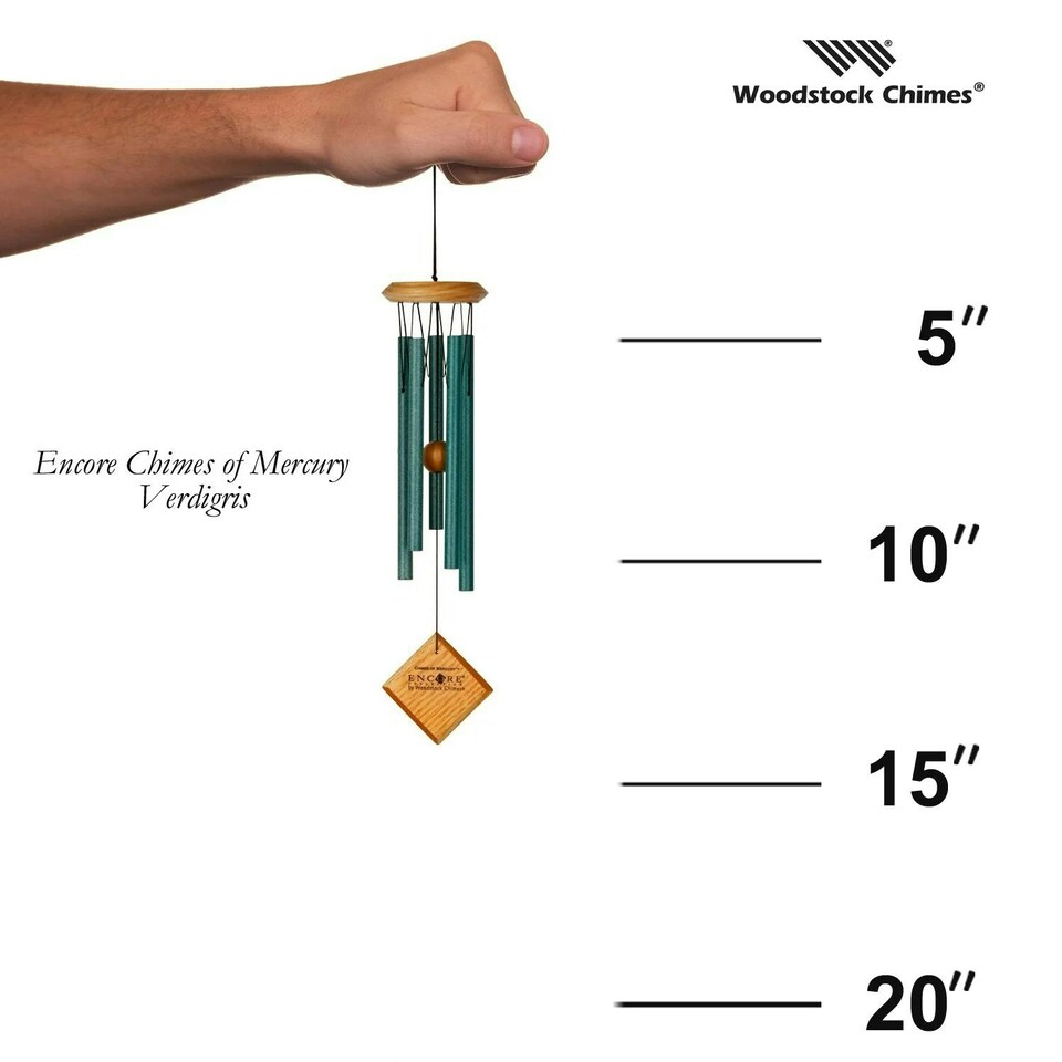 image 1 of Woodstock Chimes of Mercury - Verdigris