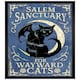 image 1 of Black Wooden Framed Salem Sanctuary For Wayward Cats Maxi Poster