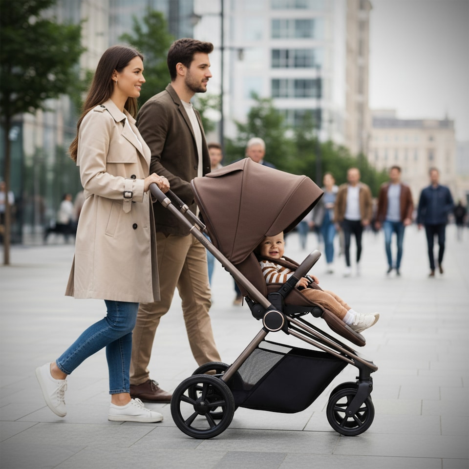 image 1 of Red Kite Push Me Cruise 3 in 1 Travel System - Chestnut | Brown | One Size | 1