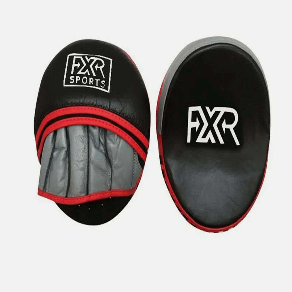 FXR Sports Pair of Leather Mini Curved Focus Pads