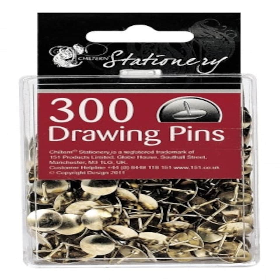 image 1 of Metal Drawing Pins - Box of 300