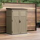 image 3 of Suncast Aston Large Storage Cabinet - Sand | Brown