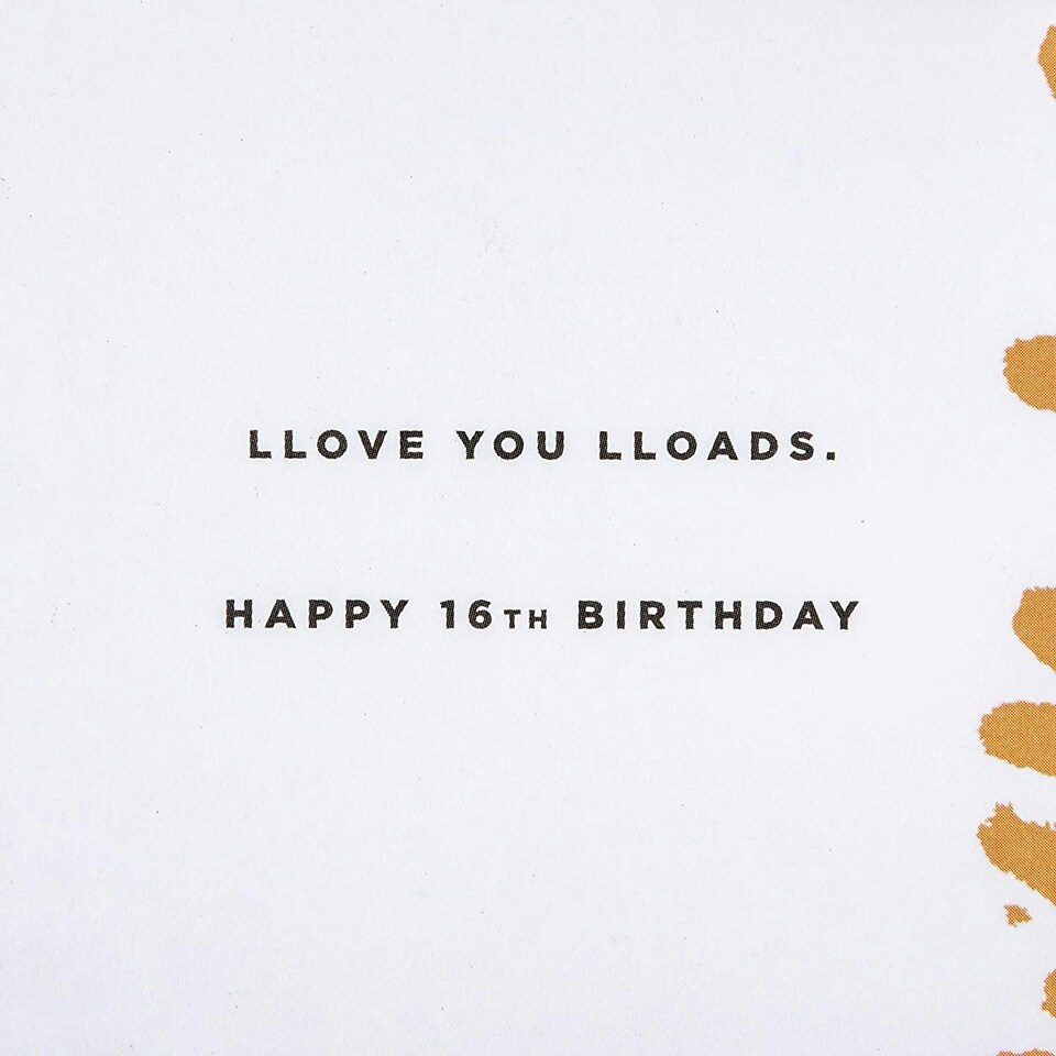 image 1 of Son 16th Birthday Card Die-Cut 3D Design