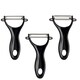 image 2 of Fruit and Vegetable Peeler Kinvara 86886 Black Stainless steel Set (12 Units)
