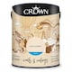 image 1 of Crown Matt Emulsion Ivory Cream 5L