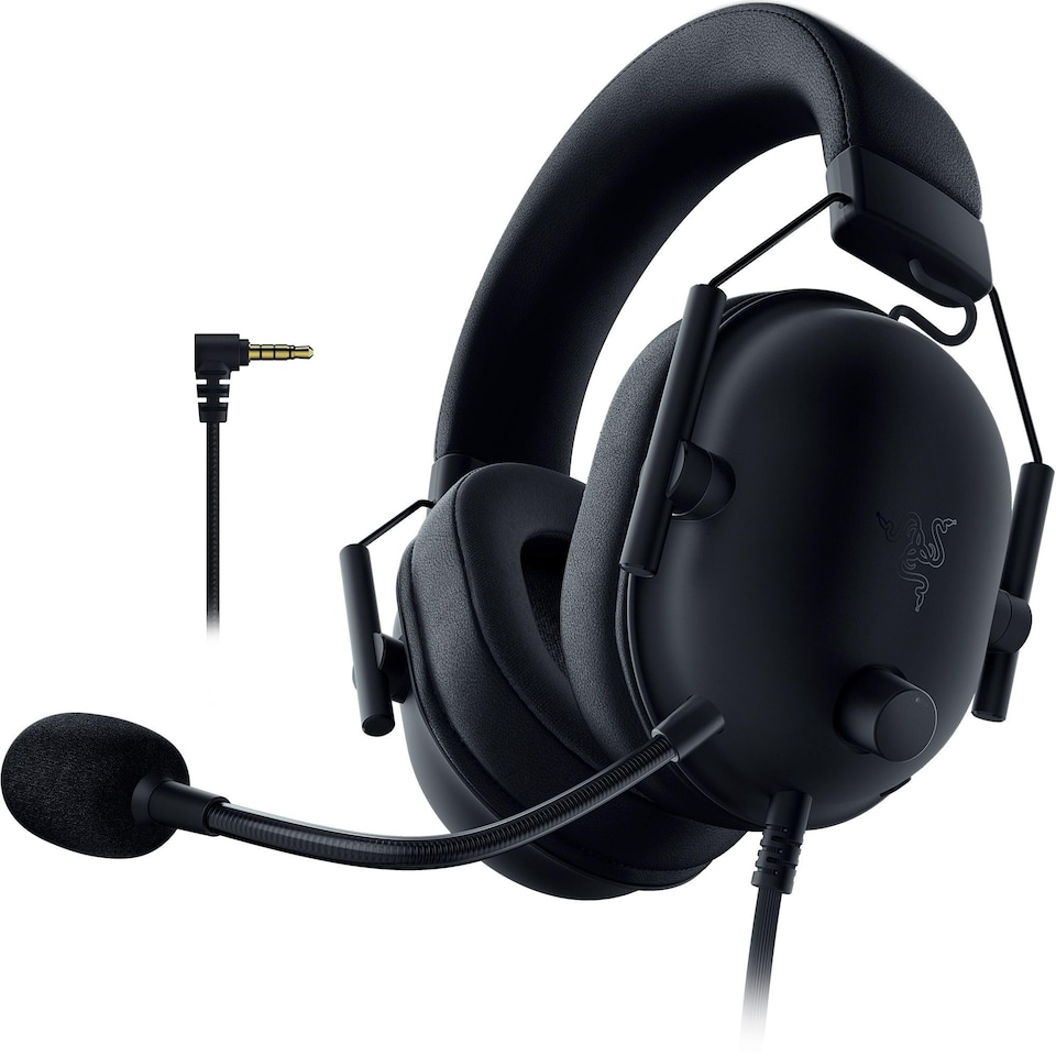 image 1 of BlackShark V2 X (PlayStation) - Wired e-sports headset for PlayStation 5 console (250g, cardioid microphone, 50mm drivers, passive noise cancellation, 3.5mm jack) Quartz