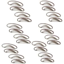 75pc 10mm x 600mm Sanding Belts For Long Reach Air Sanders Grinding