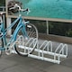 image 2 of HOMCOM Bike Parking Rack Bicycle Locking Storage Stand for 5 Cycling
