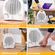 image 8 of Abode AFH1002 Electric Heater White 2000W Cooling Fan Mode with 2 Heat Settings