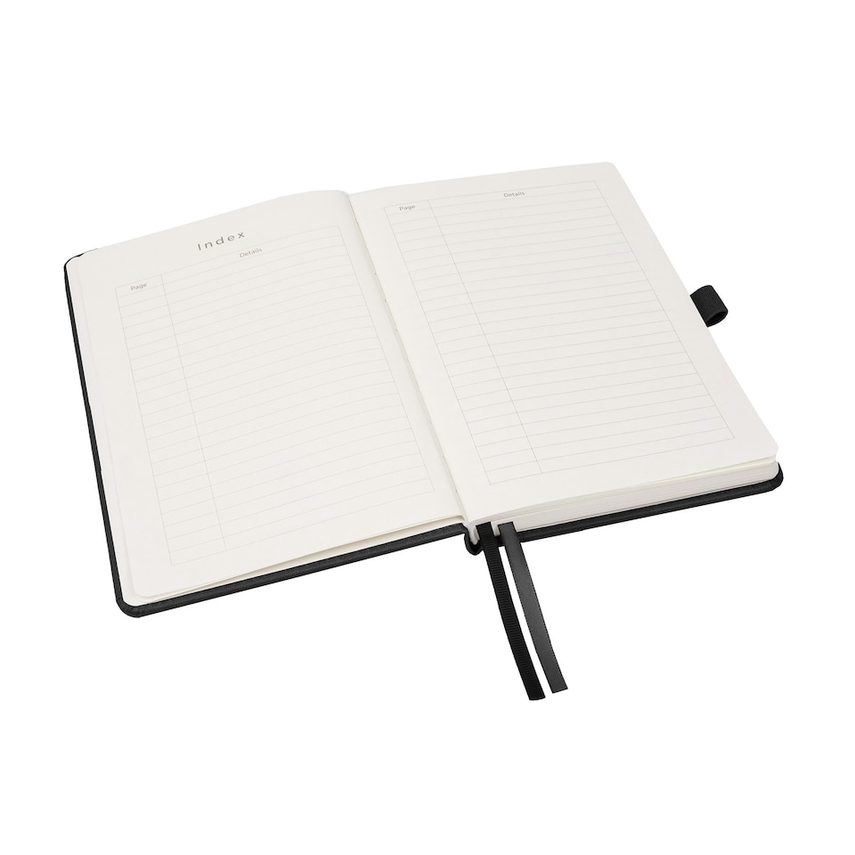 image 1 of Notes London A5 Italian Styled Moretti Notebook Black