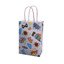 Pack of 12 Superhero Paper Gift Bags
