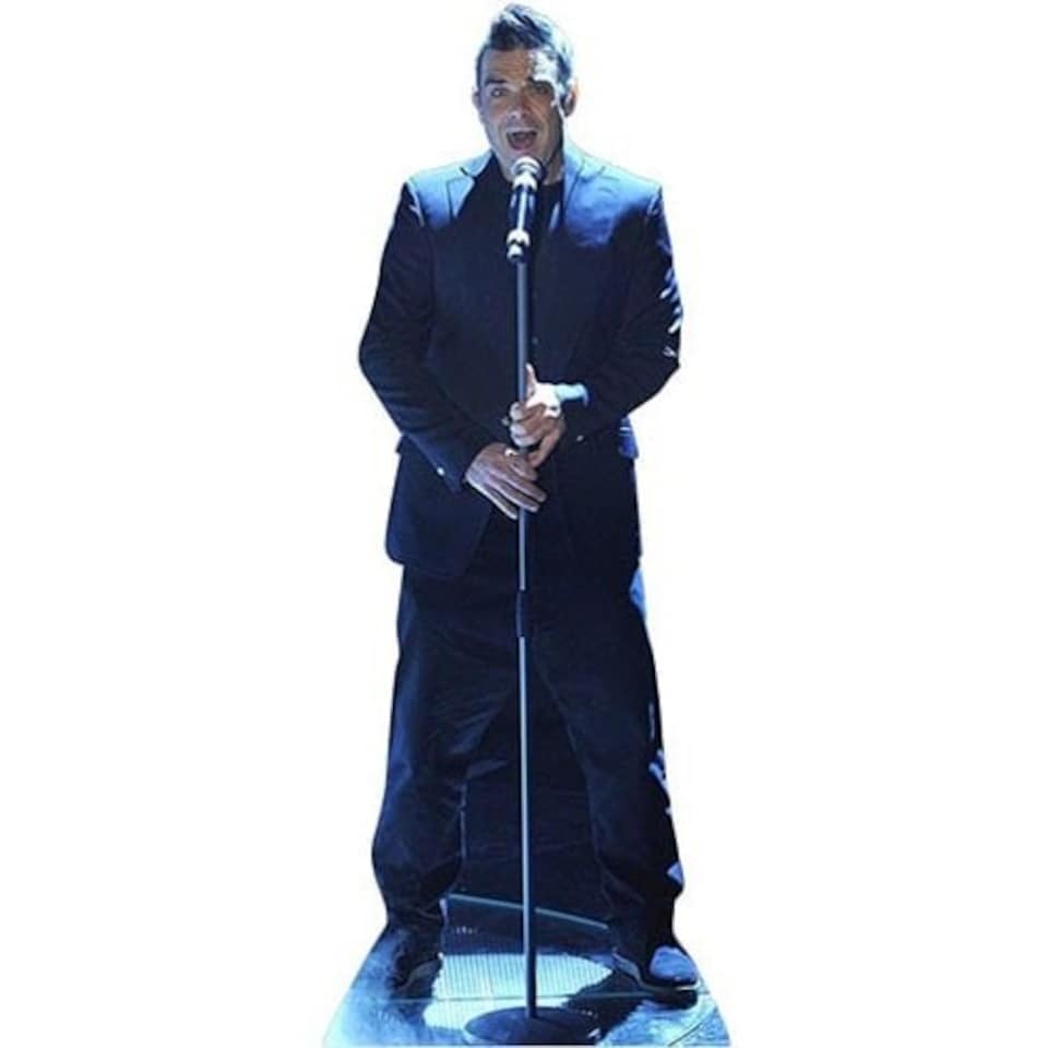 Robbie Williams Singing Lifesize Cardboard Cutout - 184cm