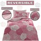 image 6 of VELVETIO Kids Roses Duvet Cover Set Soft Reversible Beddings Pink | Single