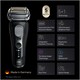 image 10 of Braun Series 9 PRO+ Electric Shaver, Pro SensoAdapt, SmartCare Center, 9670CC, Black