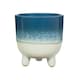 image 1 of Sass & Belle Legged Planter Mojave Glaze Blue