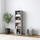 image 10 of 4-Tier Cube Shelving Unit Brown | Unit Colour: Beech