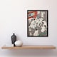 image 2 of Toyohara Kunichika Framed Wall Art Print Fight In Womens Public Bath Home Décor