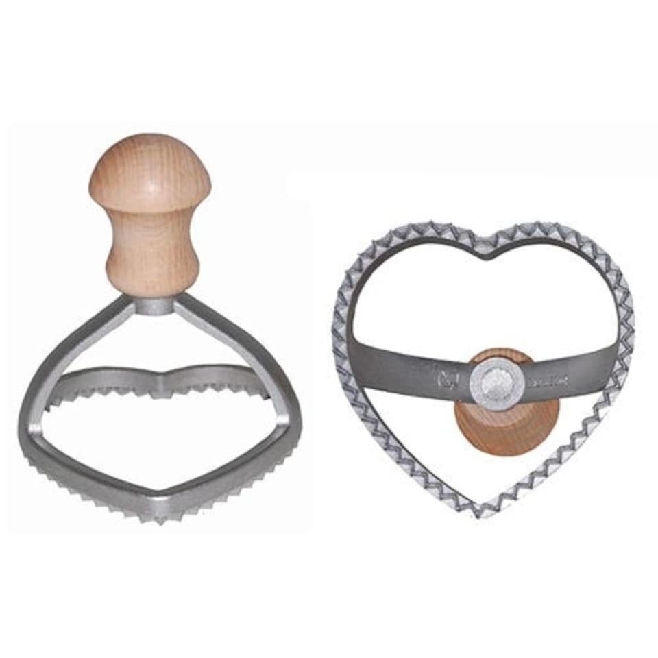 image 1 of We Love Pasta Heart Ravioli Stamp