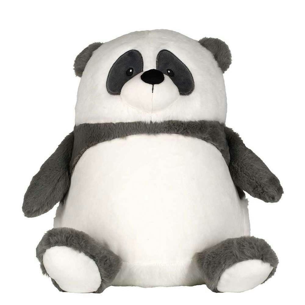 Mumbles Zippie Panda Plush Toy - Grey/White - One Size (UTPC7660)