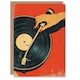 image 1 of Pulp Retro Hifi Red Vinyl DJ Record Player Woman Her Birthday Card