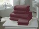 image 1 of Chatsworth 600gsm Pure Cotton Towels Soft & Absorbent | Purple | Damson | 1
