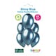 image 3 of Shiny Blue Bio Latex Balloons 33cm / 13 in - Pack of 6