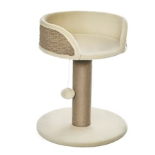 PawHut Cat Scratching Post Activity Centre for Kitten Under 4kg Beige