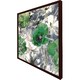 image 3 of Green flowers (Picutre Frame) Brown | Oak | XS